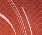 Black Red Ornament